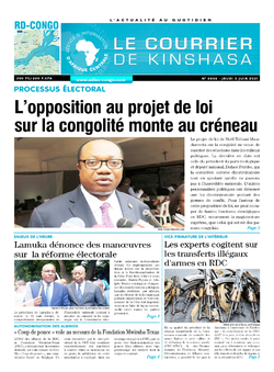 Les Dépêches de Brazzaville : Édition brazzaville du 03 juin 2021