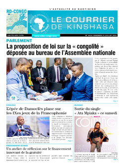 Les Dépêches de Brazzaville : Édition brazzaville du 09 juillet 2021