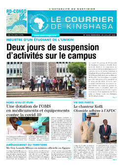 Les Dépêches de Brazzaville : Édition brazzaville du 28 juillet 2021