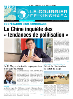 Les Dépêches de Brazzaville : Édition brazzaville du 06 août 2021