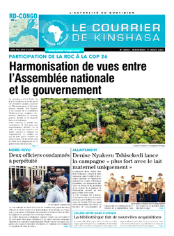 Les Dépêches de Brazzaville : Édition brazzaville du 11 août 2021
