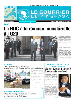 Les Dépêches de Brazzaville : Édition brazzaville du 07 septembre 2021