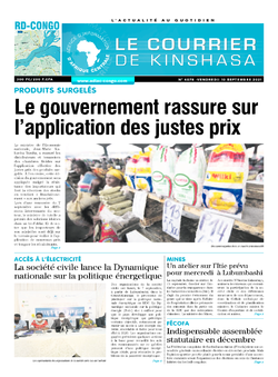 Les Dépêches de Brazzaville : Édition brazzaville du 10 septembre 2021