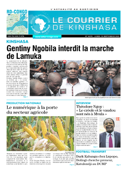 Les Dépêches de Brazzaville : Édition brazzaville du 13 septembre 2021