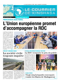 Les Dépêches de Brazzaville : Édition brazzaville du 04 octobre 2021