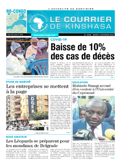 Les Dépêches de Brazzaville : Édition brazzaville du 05 octobre 2021