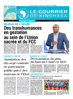 Les Dépêches de Brazzaville : Édition brazzaville du 05 novembre 2021