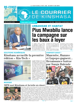 Les Dépêches de Brazzaville : Édition brazzaville du 10 novembre 2021