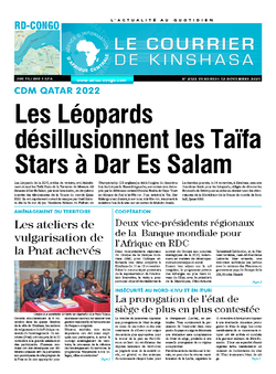 Les Dépêches de Brazzaville : Édition brazzaville du 12 novembre 2021