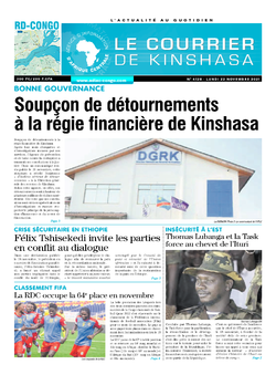 Les Dépêches de Brazzaville : Édition brazzaville du 22 novembre 2021