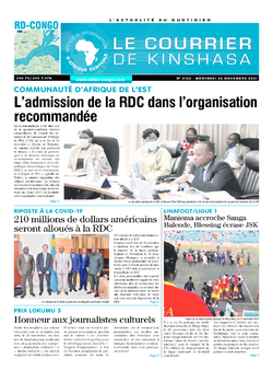 Les Dépêches de Brazzaville : Édition brazzaville du 24 novembre 2021
