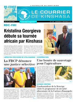Les Dépêches de Brazzaville : Édition brazzaville du 08 décembre 2021