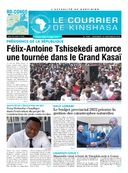 Les Dépêches de Brazzaville : Édition brazzaville du 24 décembre 2021