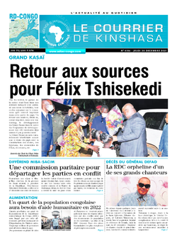Les Dépêches de Brazzaville : Édition brazzaville du 30 décembre 2021