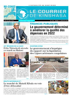 Les Dépêches de Brazzaville : Édition brazzaville du 11 janvier 2022