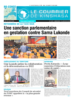Les Dépêches de Brazzaville : Édition brazzaville du 19 janvier 2022