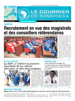 Les Dépêches de Brazzaville : Édition brazzaville du 25 janvier 2022