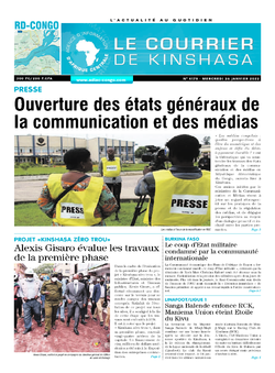 Les Dépêches de Brazzaville : Édition brazzaville du 26 janvier 2022