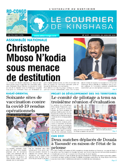 Les Dépêches de Brazzaville : Édition brazzaville du 28 janvier 2022