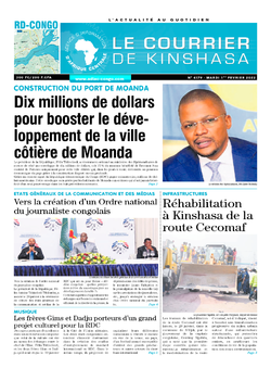 Les Dépêches de Brazzaville : Édition brazzaville du 01 février 2022