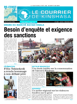 Les Dépêches de Brazzaville : Édition brazzaville du 03 février 2022