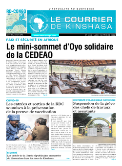 Les Dépêches de Brazzaville : Édition brazzaville du 14 février 2022