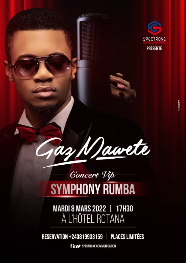 Gaz Mawete en concert VIP ce 8 mars au Rotana (DR)