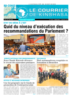 Les Dépêches de Brazzaville : Édition brazzaville du 16 mars 2022