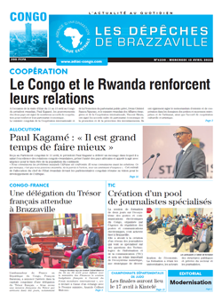 Les Dépêches de Brazzaville : Édition brazzaville du 13 avril 2022