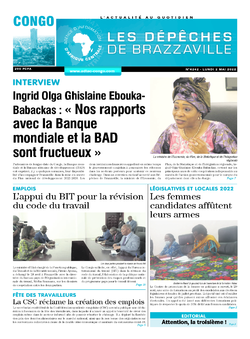 Les Dépêches de Brazzaville : Édition brazzaville du 02 mai 2022