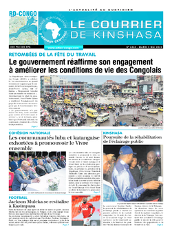 Les Dépêches de Brazzaville : Édition brazzaville du 03 mai 2022