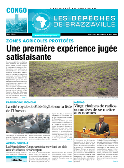 Les Dépêches de Brazzaville : Édition brazzaville du 04 mai 2022