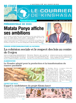 Les Dépêches de Brazzaville : Édition brazzaville du 04 mai 2022