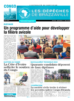 Les Dépêches de Brazzaville : Édition brazzaville du 11 mai 2022