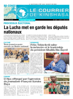 Les Dépêches de Brazzaville : Édition brazzaville du 18 mai 2022
