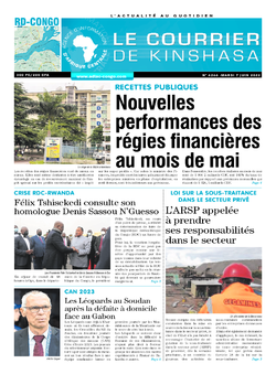 Les Dépêches de Brazzaville : Édition brazzaville du 07 juin 2022