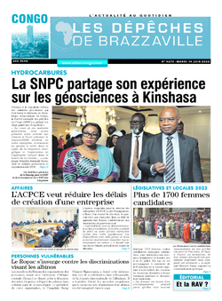 Les Dépêches de Brazzaville : Édition brazzaville du 14 juin 2022