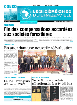 Les Dépêches de Brazzaville : Édition brazzaville du 22 juin 2022