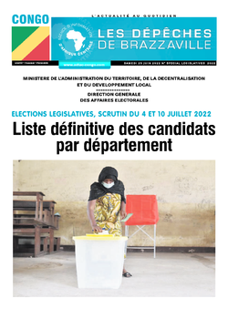 Les Dépêches de Brazzaville : Édition du 6e jour du 25 juin 2022