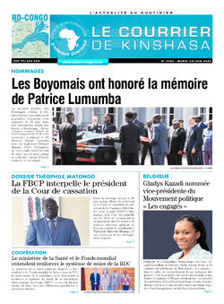 Les Dépêches de Brazzaville : Édition brazzaville du 28 juin 2022