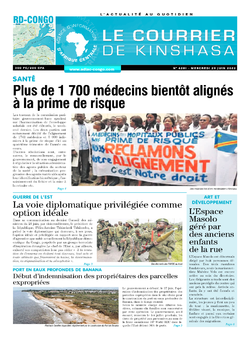 Les Dépêches de Brazzaville : Édition brazzaville du 29 juin 2022