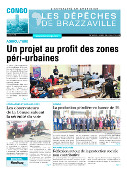 Les Dépêches de Brazzaville : Édition brazzaville du 14 juillet 2022