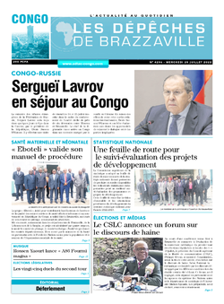 Les Dépêches de Brazzaville : Édition brazzaville du 20 juillet 2022