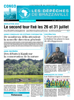 Les Dépêches de Brazzaville : Édition brazzaville du 21 juillet 2022