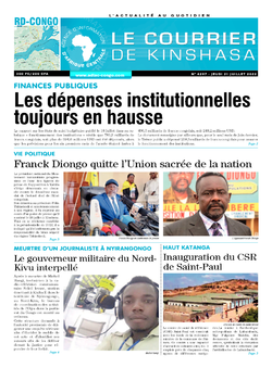 Les Dépêches de Brazzaville : Édition brazzaville du 21 juillet 2022