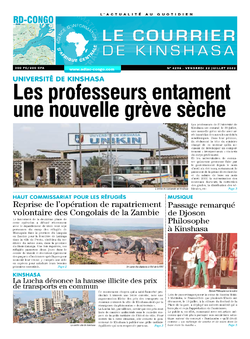 Les Dépêches de Brazzaville : Édition brazzaville du 22 juillet 2022