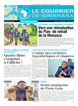 Les Dépêches de Brazzaville : Édition brazzaville du 05 août 2022