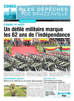 Les Dépêches de Brazzaville : Édition brazzaville du 16 août 2022