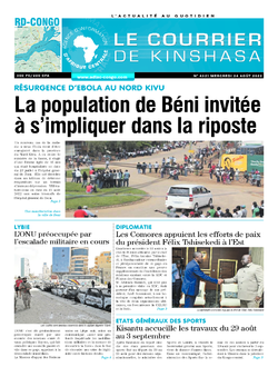 Les Dépêches de Brazzaville : Édition brazzaville du 24 août 2022