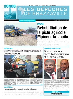 Les Dépêches de Brazzaville : Édition brazzaville du 25 août 2022